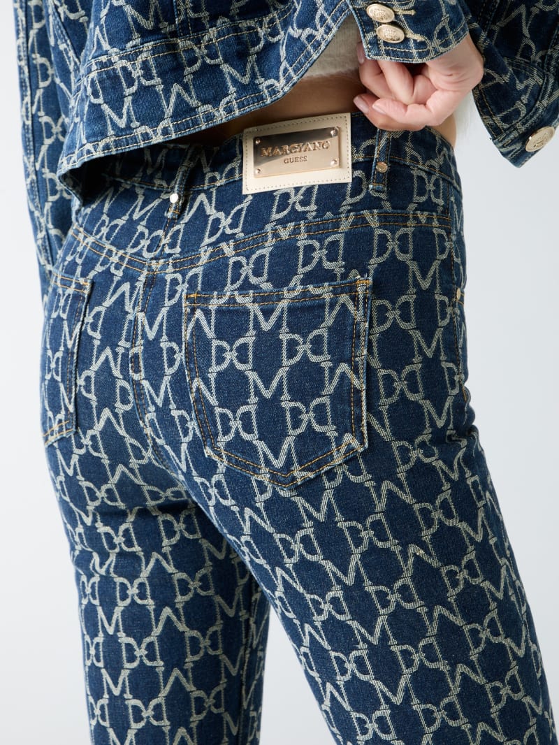 Bea Monogram Denim Pant