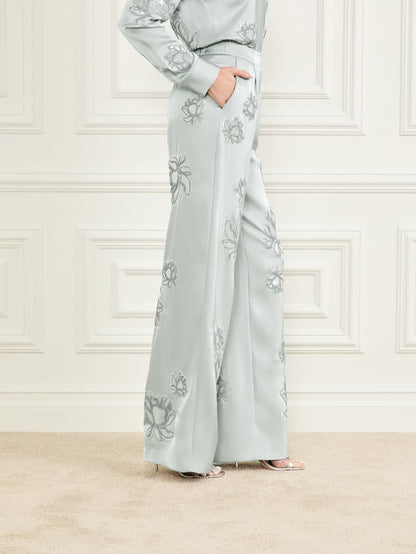 Gwen Embroidered Flower Pant