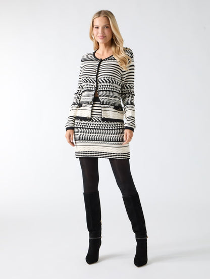Arianna Stitched Cardigan Sweater