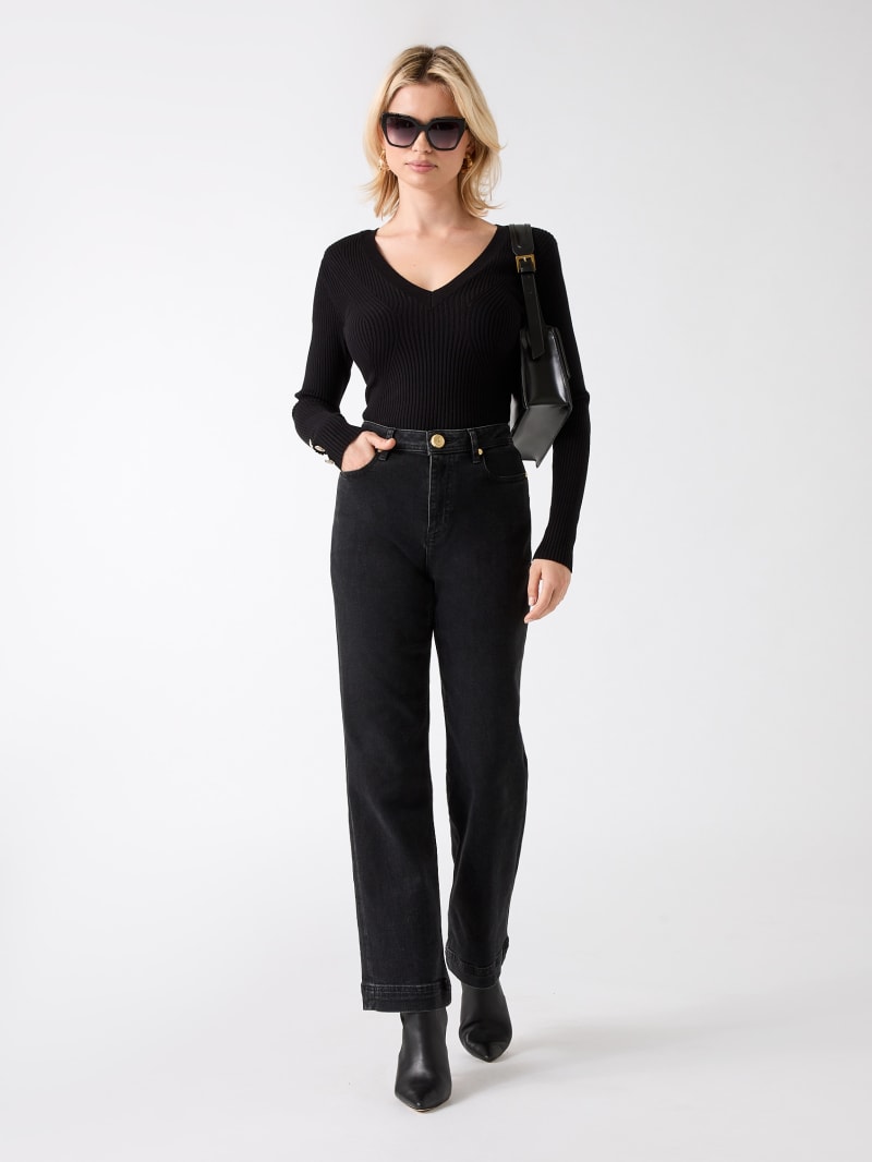 Eco Isa V-Neck Sweater Top