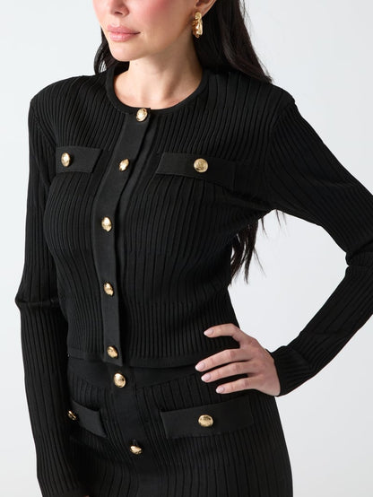 Marciano monogram sweater jacket