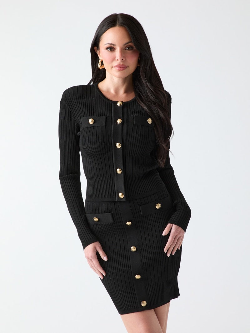 Marciano monogram sweater jacket