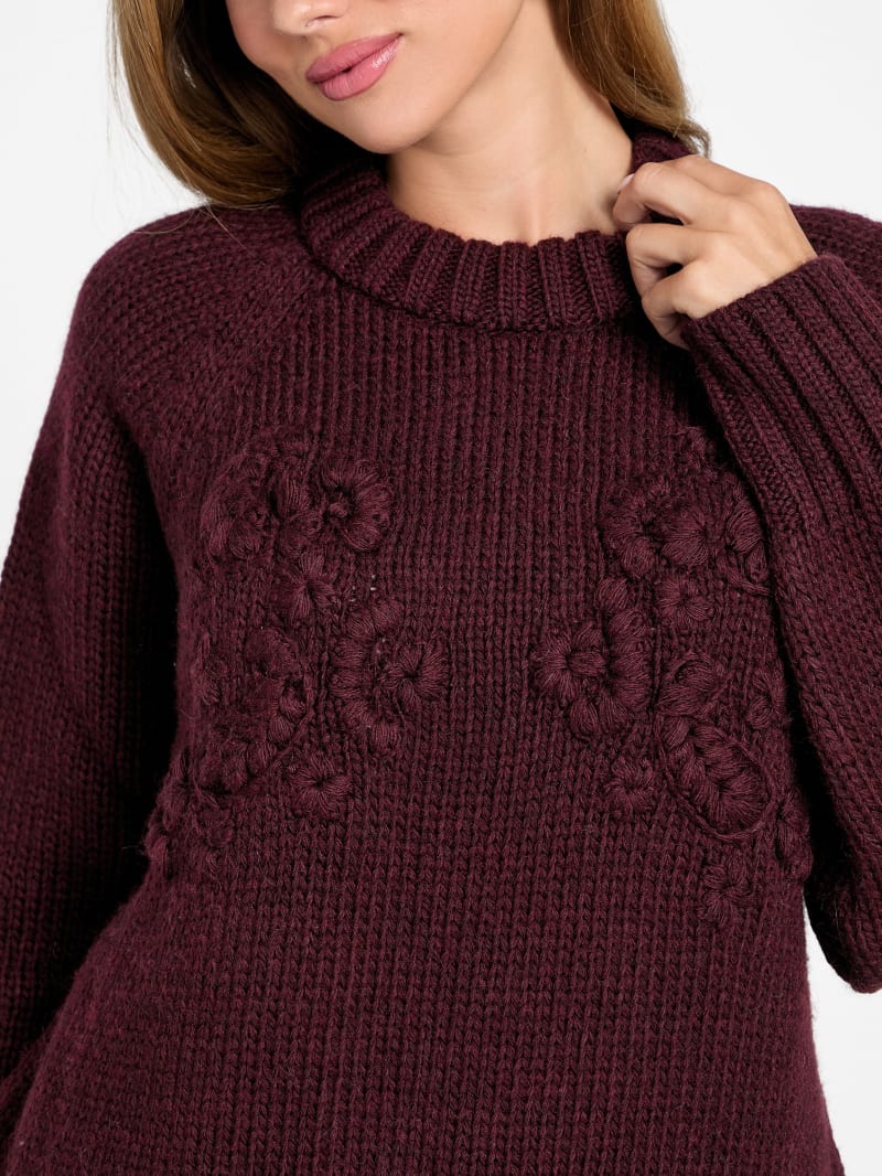 Ahlam Crewneck Embroidered Sweater
