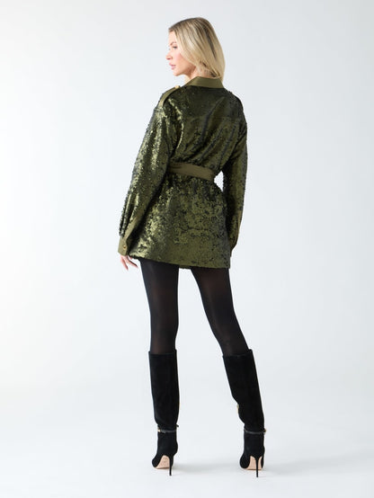 Kaia Sequin Shacket