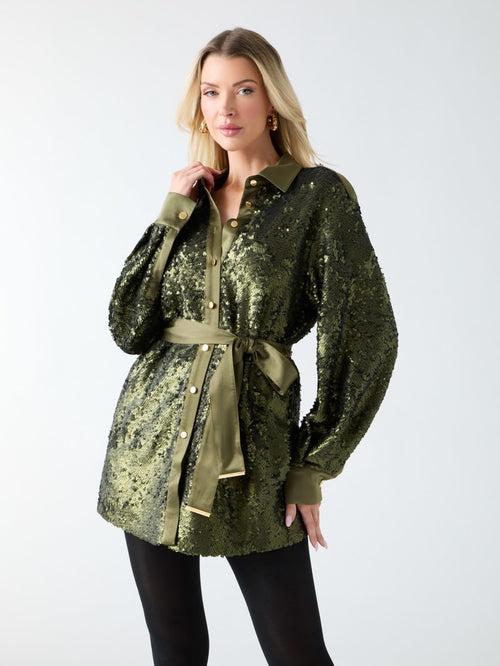 Kaia Sequin Shacket