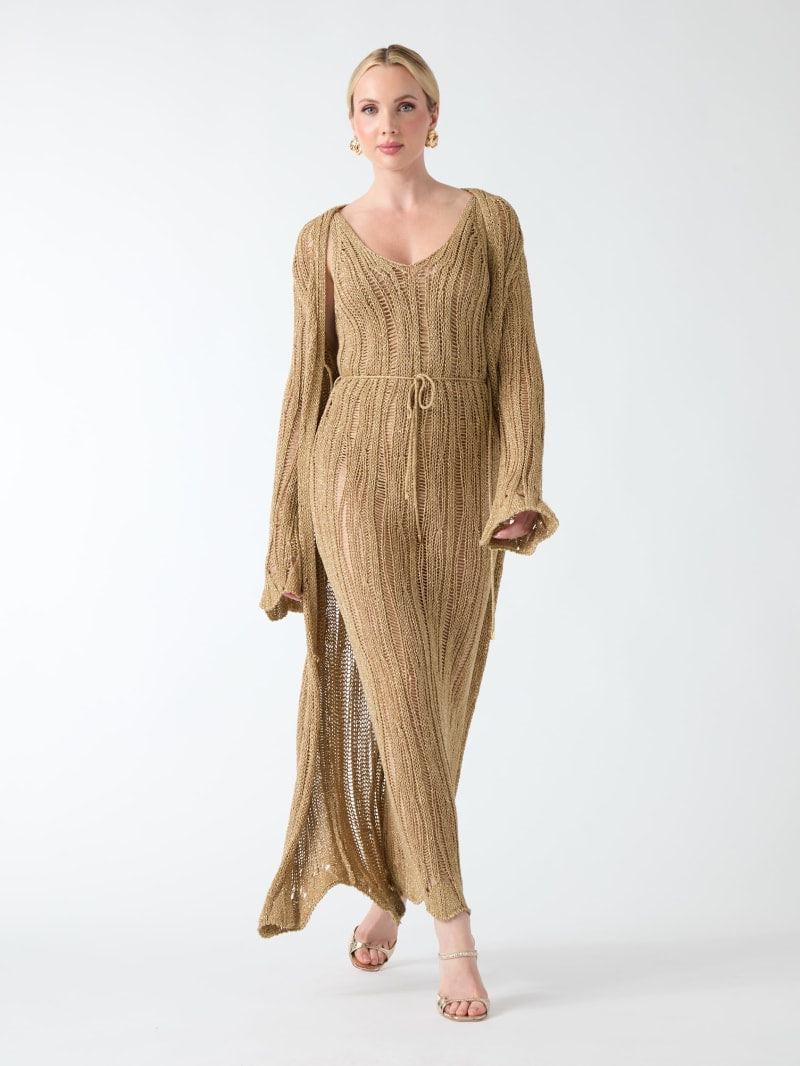 Lucky Lurex Net Duster Cardigan