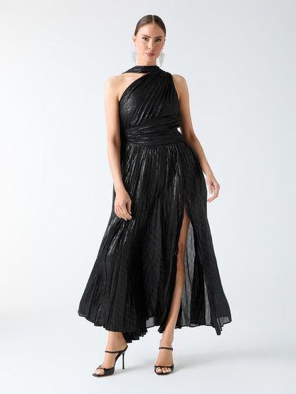 Stephany Pleated Gown