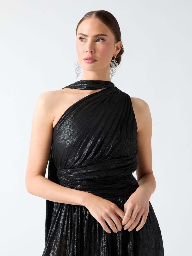 Stephany Pleated Gown