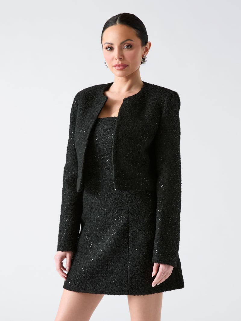 Bouclé Away Sequin Jacket