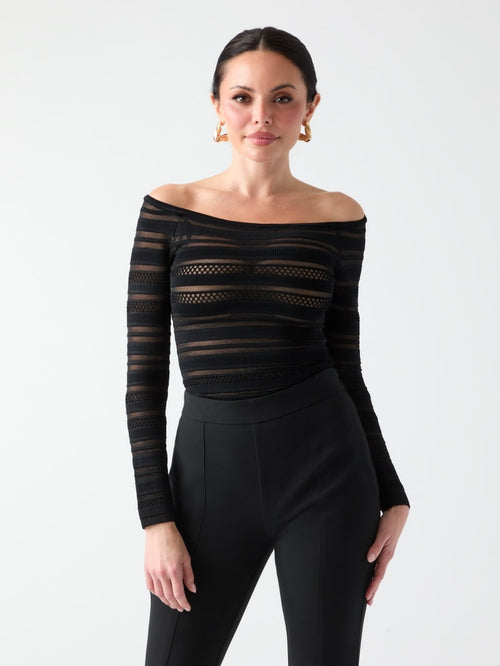 Dani Striped Bodysuit