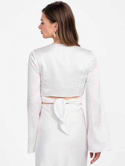 Eco Monica Tie-Front Top