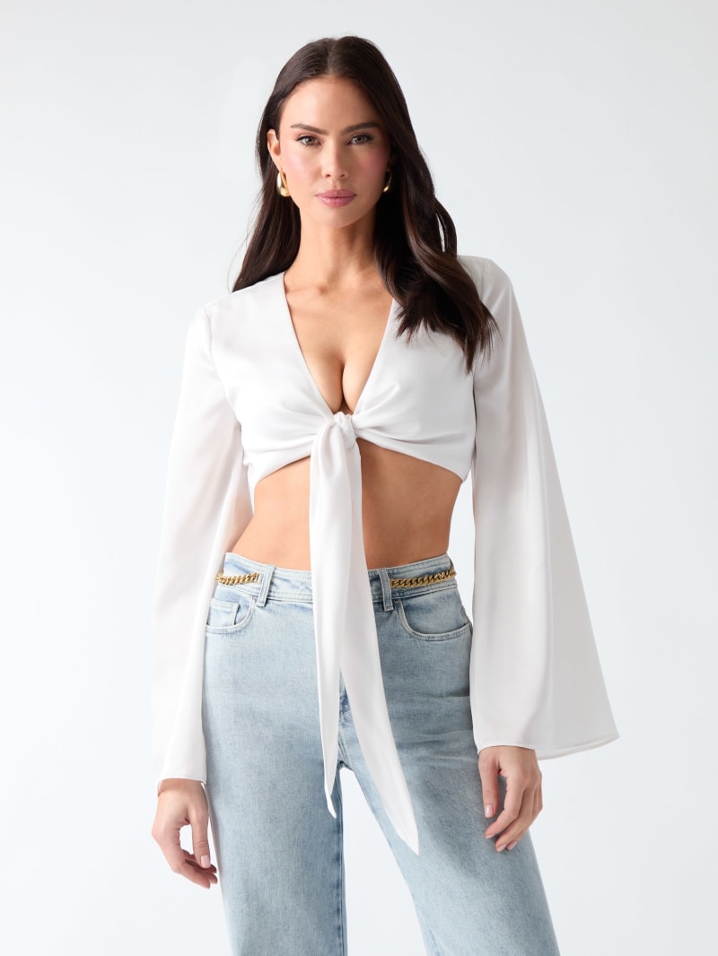 Eco Monica Tie-Front Top