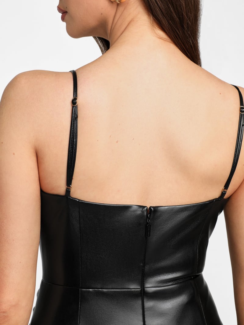 Fergie Faux-Leather Dress