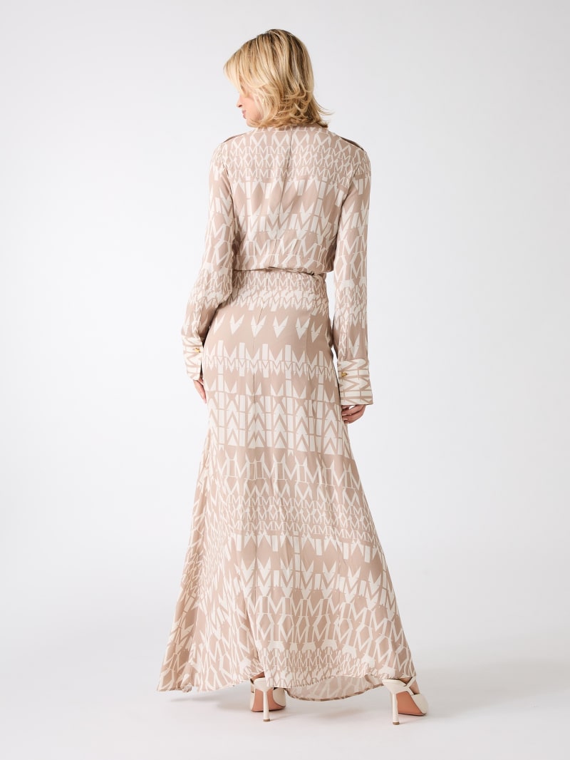 Britney Monogram Maxi Dress