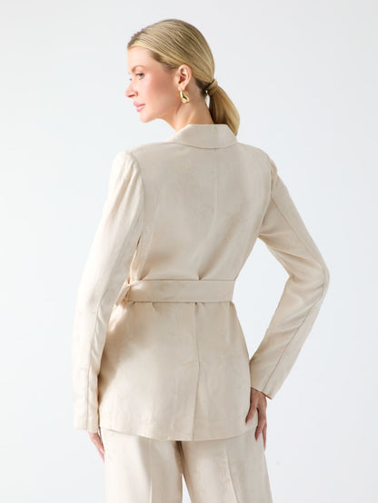 Whitney Floral Belted Blazer