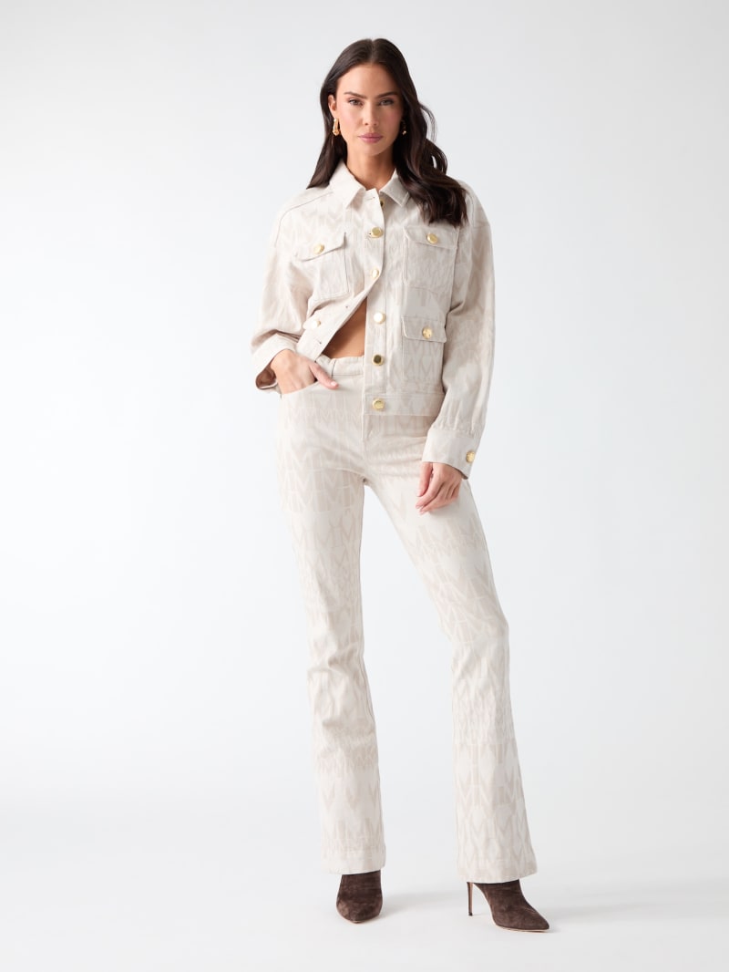 Sarah Monogram Denim Jacket