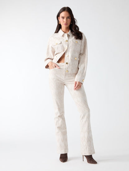 Sarah Monogram Denim Jacket
