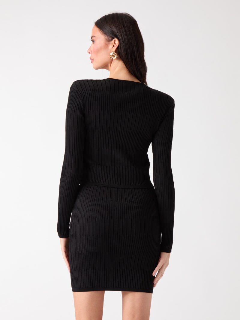 Janet Ribbed Sweater Cardigan