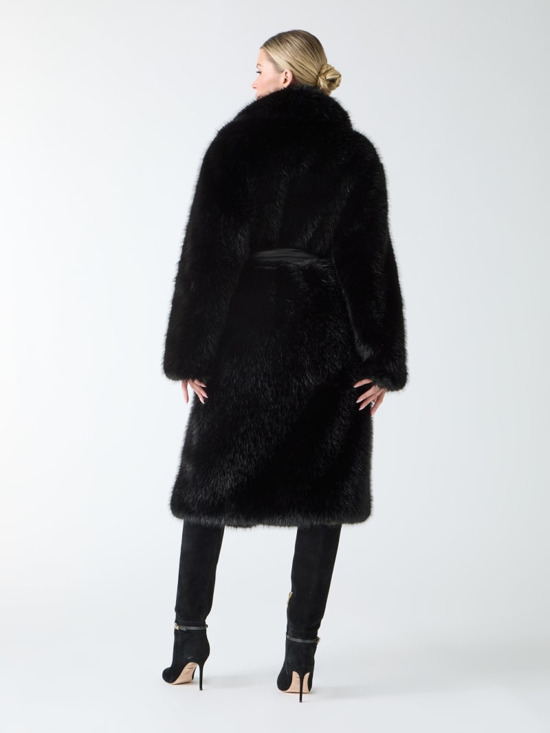 Molly Faux-Fur Wrap Coat