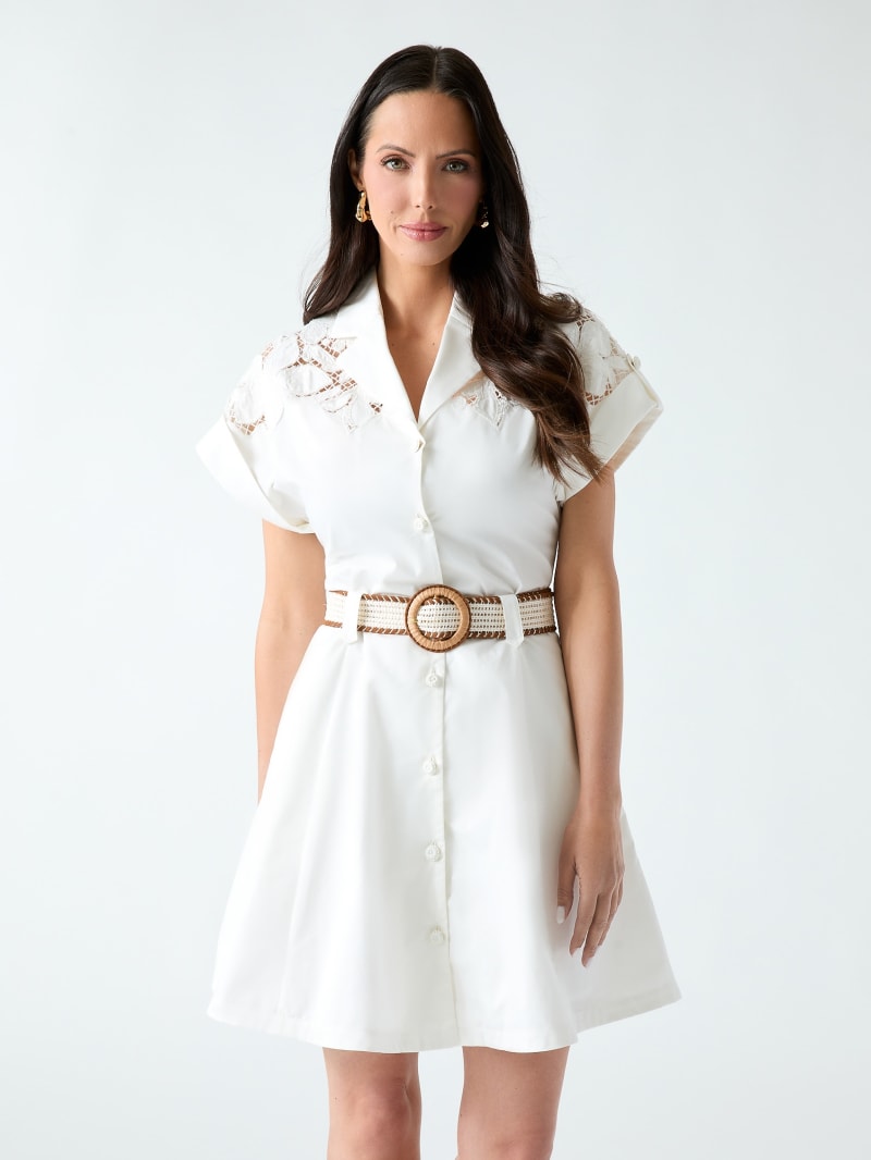Marciano embroidered shirt dress