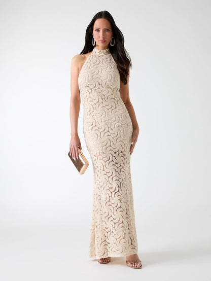 Marciano openwork textured dress