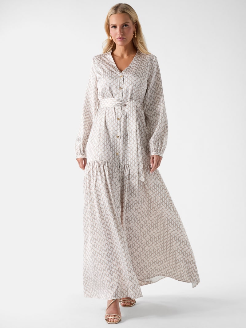 Marciano logo long dress