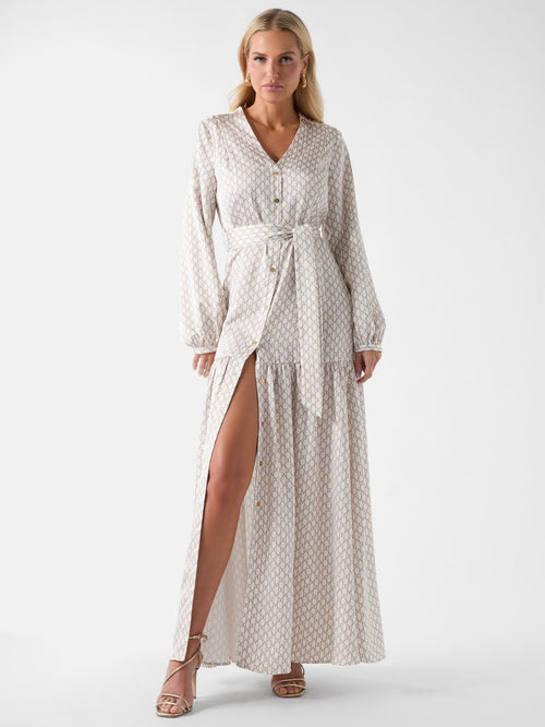 Marciano logo long dress