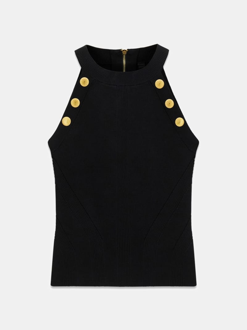 Marciano rib-knit top