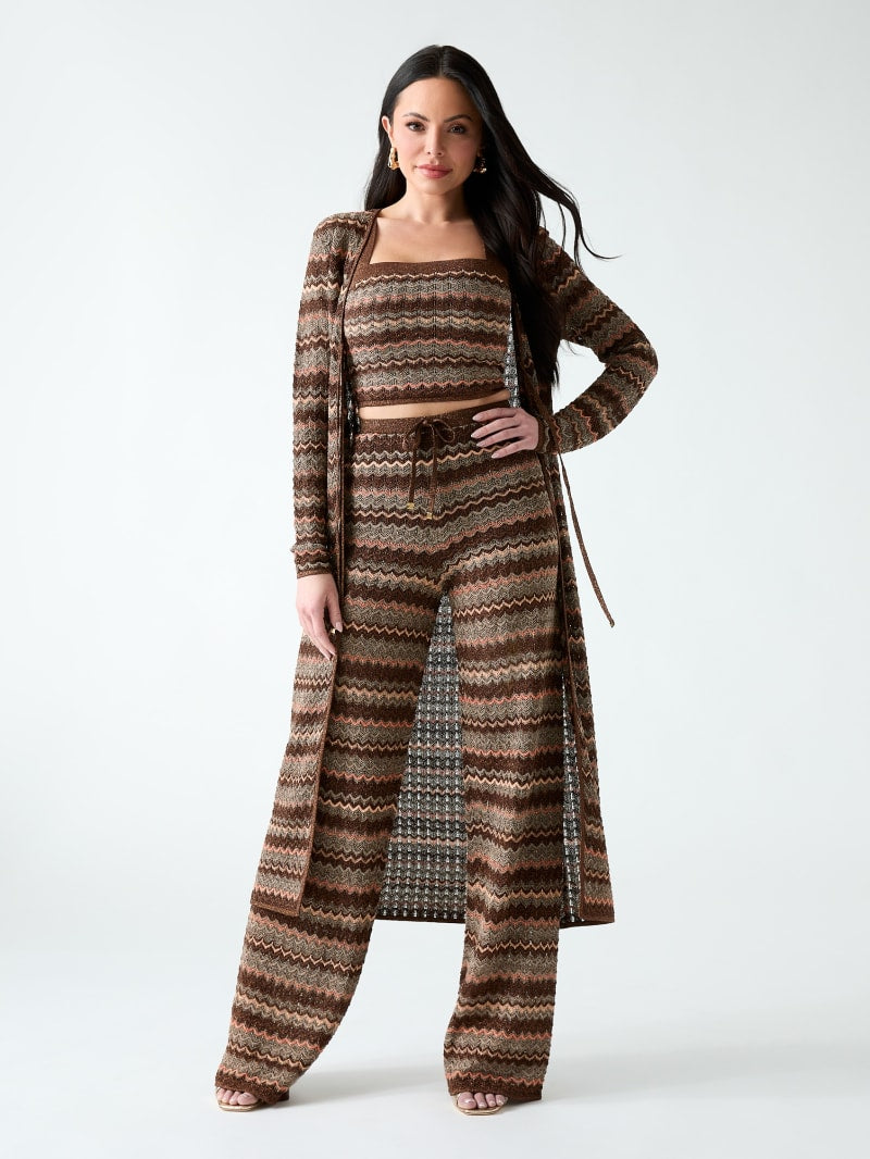 Marciano knitted lurex top