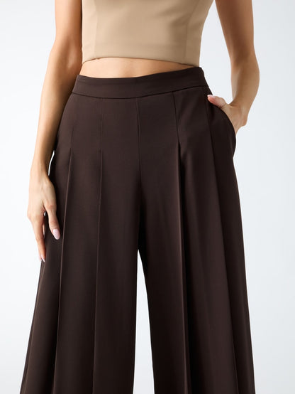 Marciano wide-leg pleated pants