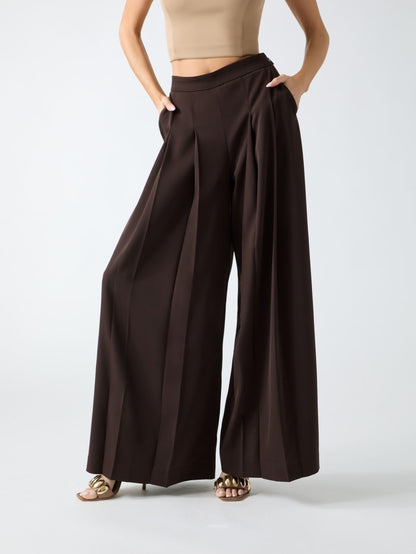 Marciano wide-leg pleated pants