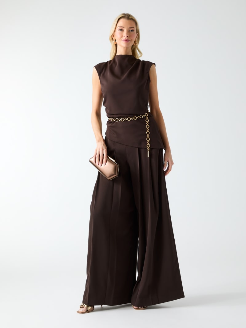 Marciano wide-leg pleated pants