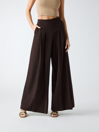 Marciano wide-leg pleated pants