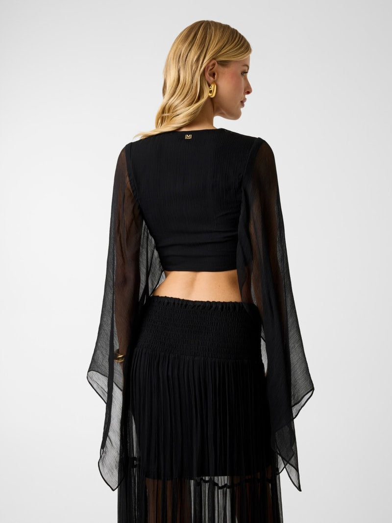 Marciano tie-front top