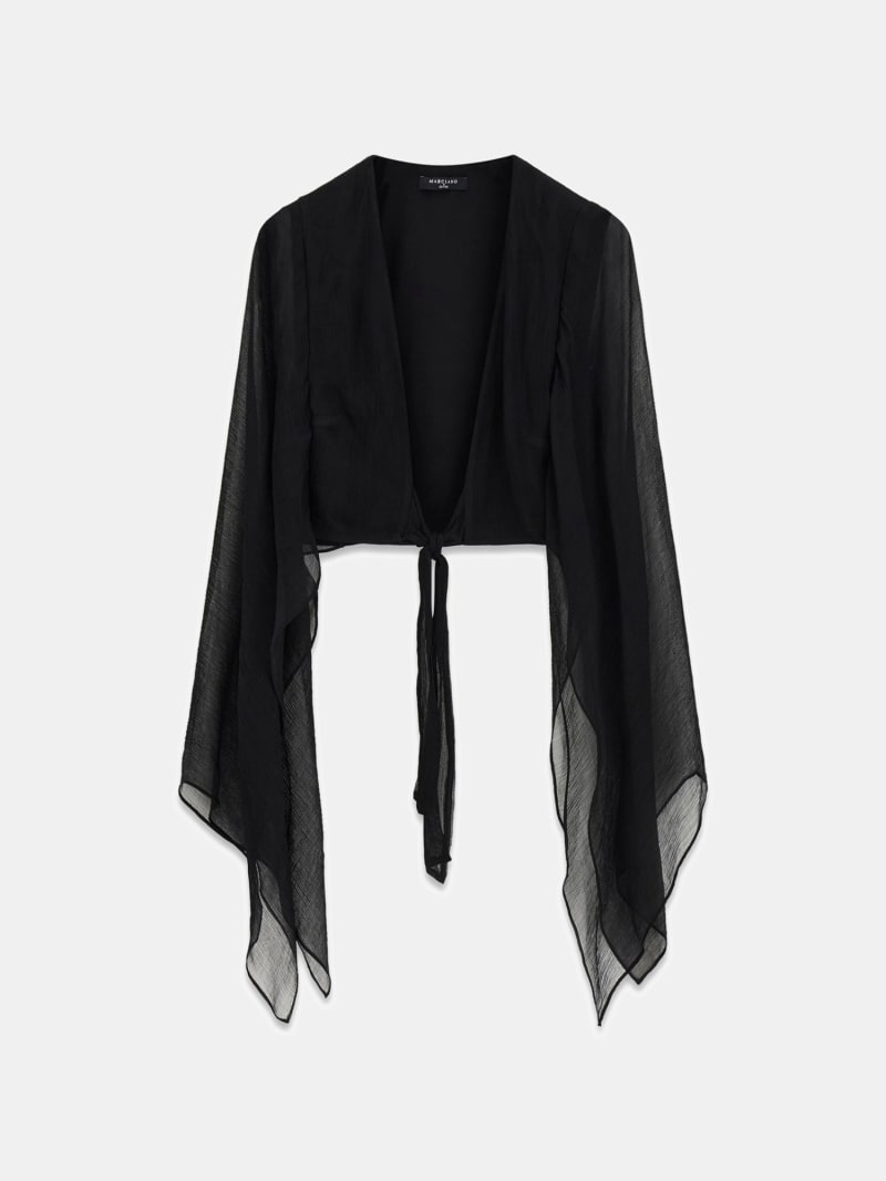 Marciano tie-front top