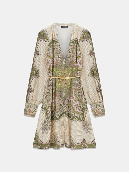 Marciano fit and flare mini dress