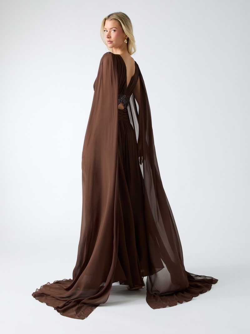 Marciano pleated maxi dress