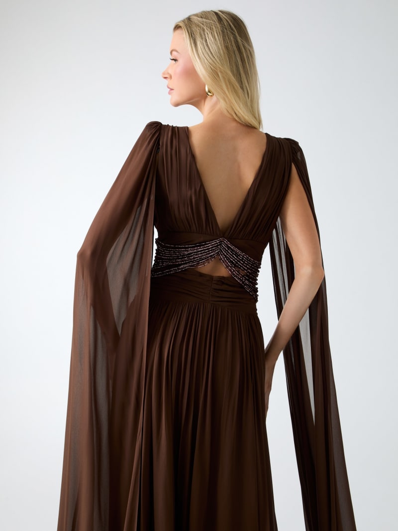 Marciano pleated maxi dress