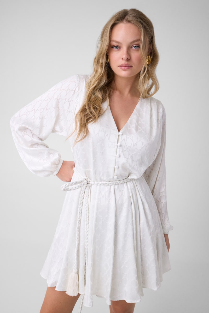 Marciano fit and flare mini dress