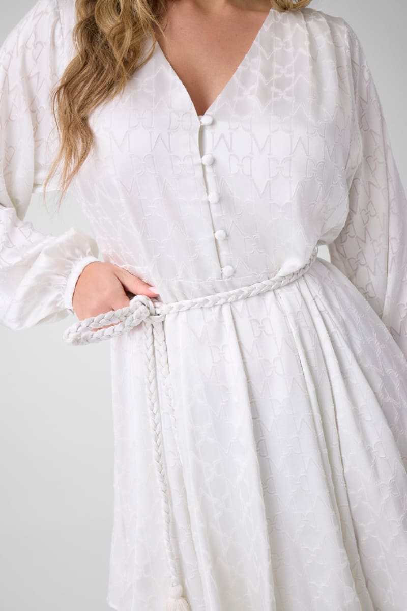 Marciano fit and flare mini dress
