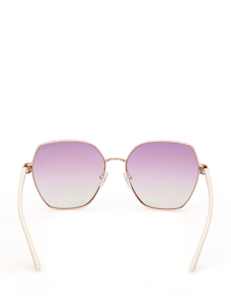 Geometric Metal Sunglasses