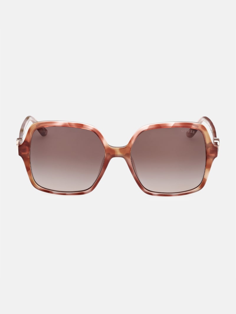Oversized Plastic Square Sunglasses