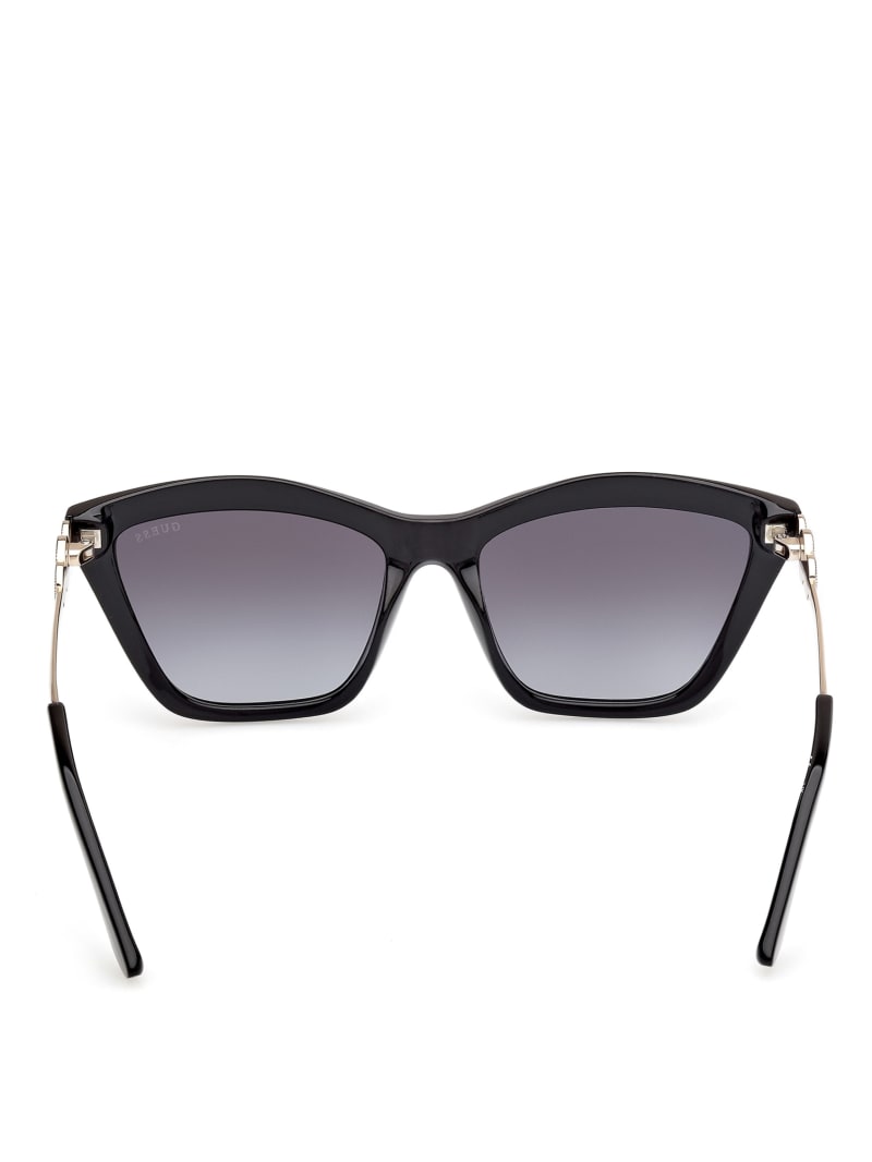 Cat-Eye Signature Plastic Sunglasses