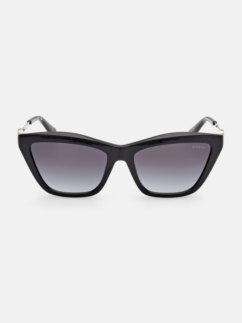 Cat-Eye Signature Plastic Sunglasses