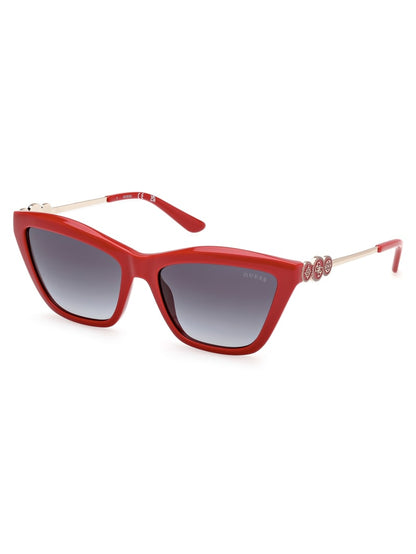 Cat-Eye Signature Plastic Sunglasses