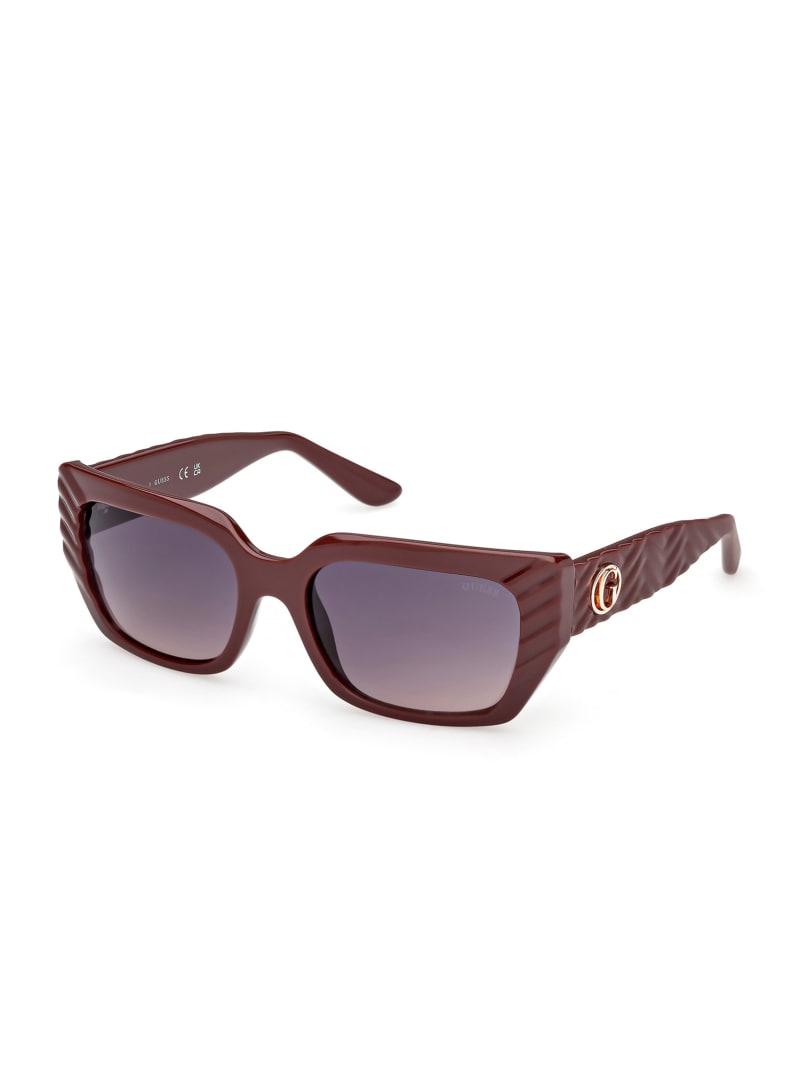 Leigh-Anne Rectangular Plastic Sunglasses