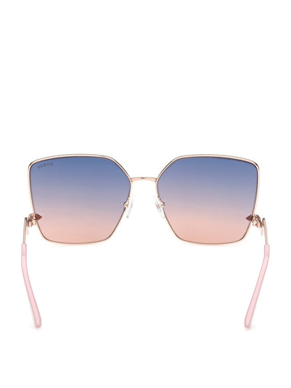 Oversized Square Zigzag Sunglasses