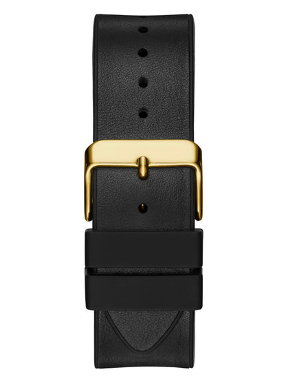 Black And Gold-Tone Square Multifunction Watch
