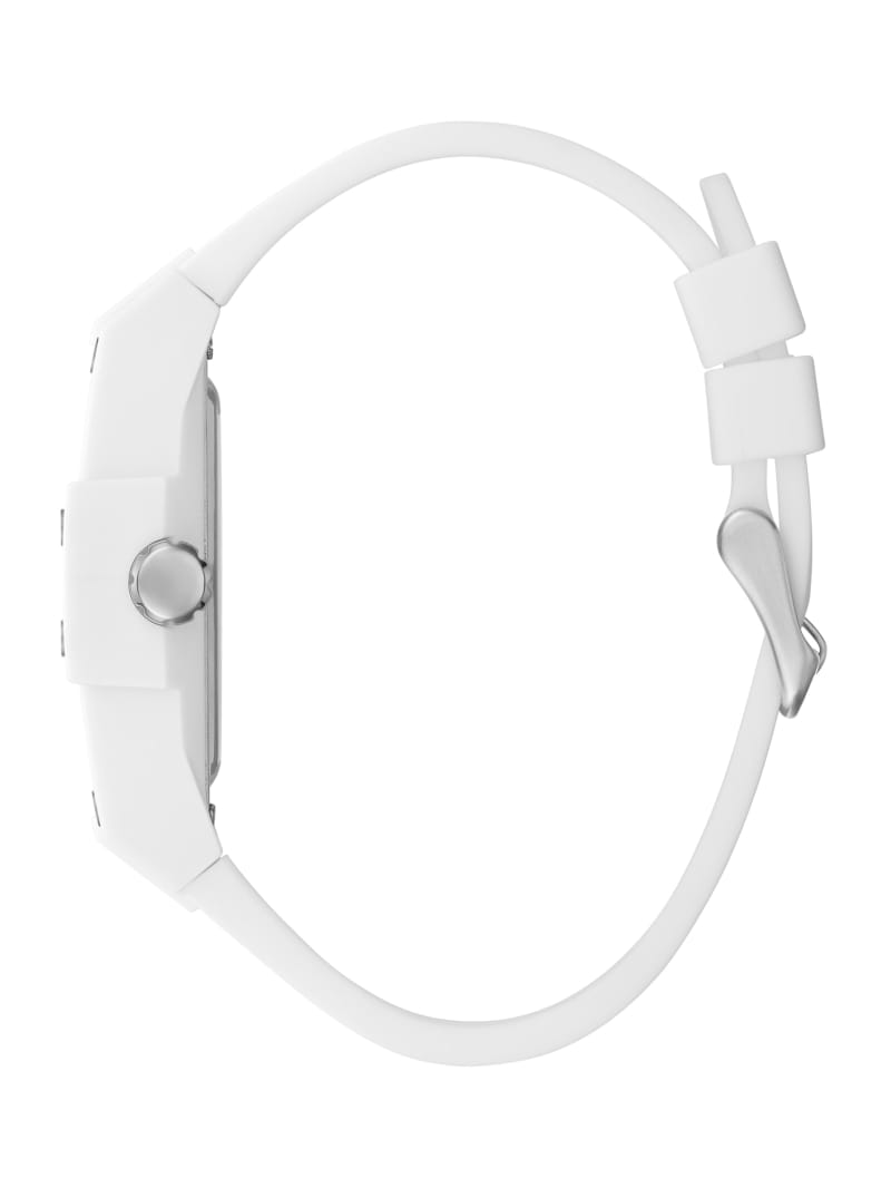 White Silicone Multifunction Watch