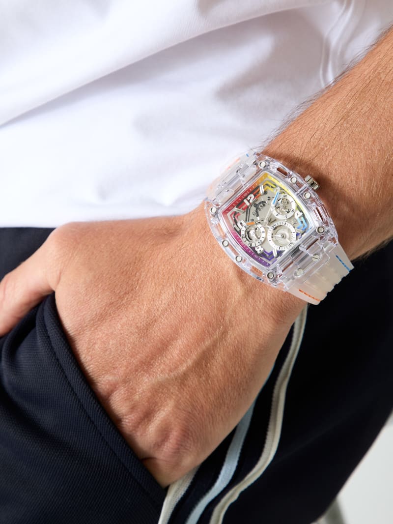 Silicone multi-function watch 41,5 mm